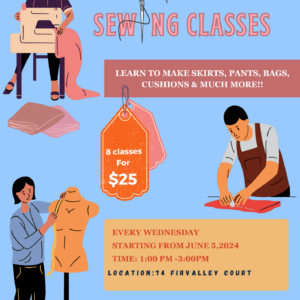 Sewing Classes flayer