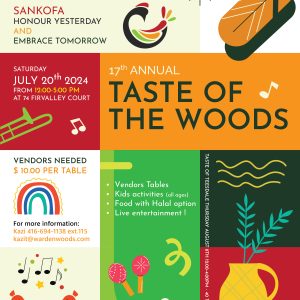 Taste of woods flayer