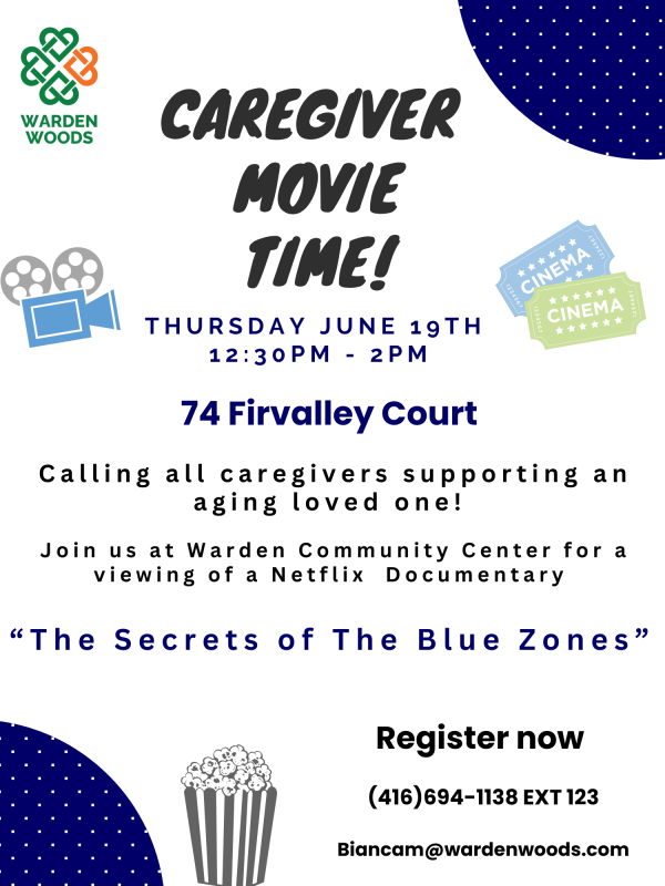 Movie Time for Caregivers and Seniors