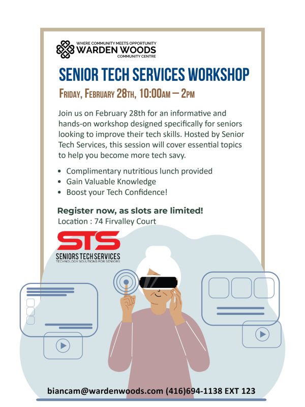 Tech Workshop for Seniors